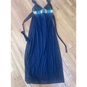 Boston Proper M Beaded Maxi Dress Stretch